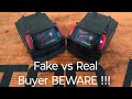 FAKE vs REAL batteries ... can you tell ??? what to look for !!!