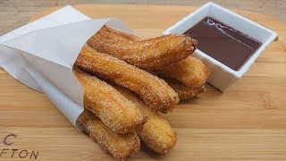 CHURROS recept + csokimártogatós/@TTkonyhája