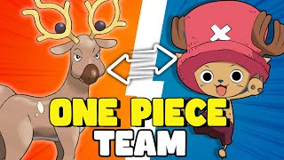 Ich habe ein ONE PIECE Pokémon Team gebaut und so sieht es aus...