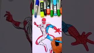Spider Man Coloring Page: Superhero Artistic Journey Begins!
