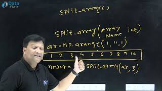 What is Split Array in NumPy | NumPy Split Array | NumPy Splitting Arrays | NumPy Tutorials [Hindi]