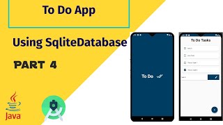 Part 4 : To Do List App Using SQLite Database (Android Studio 2020)