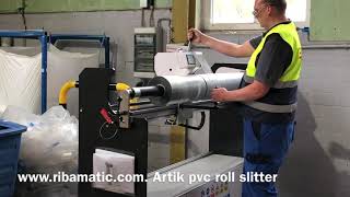 Fast Roll slitting machine for pvc