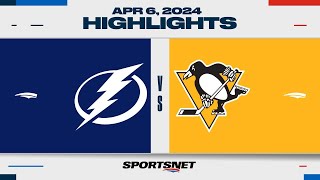 NHL Highlights | Lightning vs. Penguins - April 6, 2024