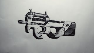 p90 asiimov drawing videos