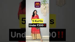 Meesho 5 Kurti Haul under ₹300 | #youtubeshorts #shorts #meesho