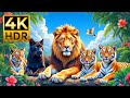 THE GREATNESS OF WILD ANIMALS 4K HDR | with Cinematic Sound (Colorful Animal Life)