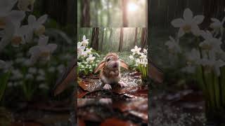 The Rabbit is mewing 297 #cat#viralvideo#shorts#kitten#kucing#trending#short#fyp#viral#cute#funny#ai