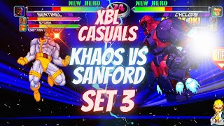 MvC2 - XBL Casuals - Khaos vs Sanford (Set 3) 12/23/23