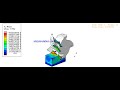 Milling simulation executed in Abaqus.