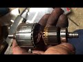 Portapower Hoover Vacuum cleaner ch30000 repair ametek blower motor 122244 replace bearings