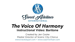 “The Voice Of Harmony” Baritone Tutorial with Jen Cooke