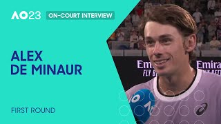 Alex de Minaur On-Court Interview | Australian Open 2023 First Round