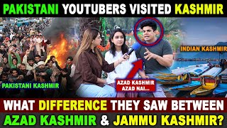 Pak Kashmir VS INDIAN Kashmir | Which Kashmir Is Better? | Pakistani Youtuber Visited Kashmir | Sana