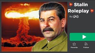 Roblox GAMES BASED on DICTATORS...