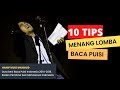 10 Tips Menang Lomba Baca Puisi.