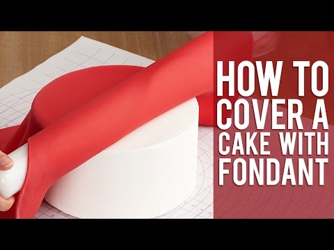 How to Cover a Round Cake with Fondant How to Cover a Round Cake with Fondant