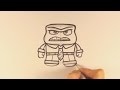 How to Draw a Cartoon Anger From Inside Out - zooshii Style