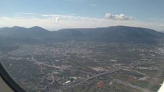 Turkish Airlines TK1850 Take off from Athens (ATH) Eleftherios Venizelos to Istanbul (IST)