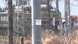 2014/03/19　札幌発大阪行き　寝台特急トワイライトエクスプレス　敦賀駅で機関車交換