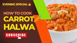 Snacks recipe How to cook 🥕carrot halwa?||கேரட் ஹல்வாவை எப்படி சமைப்பது #viralvideo #trending #video