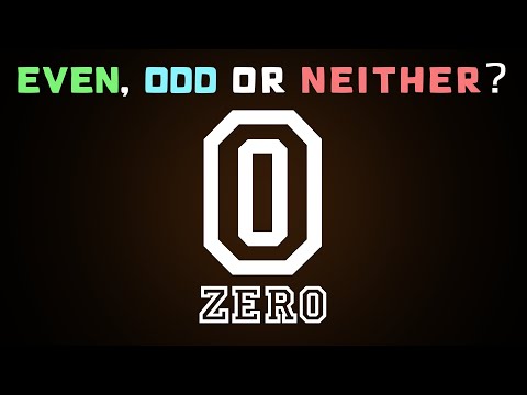 Is 0 a odd number?