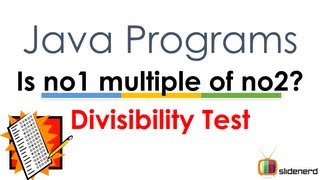 28 Java Divisibility Test |