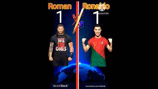 Ronaldo Vs Roman Reigns #shorts #viral #trending #facts #shortfeed #short #ronaldo