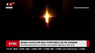 RUSIA ATACĂ DIN NOU PORTURILE DE PE DUNĂRE_Știri B1TV_6 sept. 2023