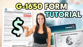 How to fill out FORM G-1650 NEW USCIS Payment Method!