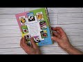 super mario altered little golden book journal process tips and flip through