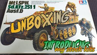 【Unboxing】積みプラ  TAMIYA 1/35 Sd.Kfz.251/1 Ausf.D /他【TORA MODEL】