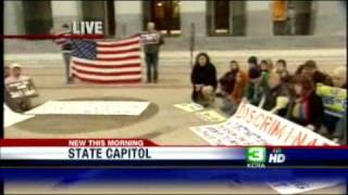 Prop. 8 Opponents Host Staged Protest