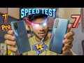 Realme 7 vs Realme 7 Pro Speed Test {Helio G95 vs SD 720G} - is it Really a PRO over 7??