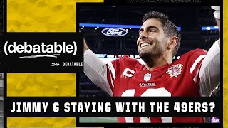 Are the 49ers sticking with Jimmy Garoppolo? Knicks sign RJ Barrett to big deal + more | (debatable)