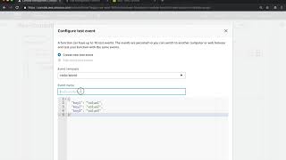 21 3 Edit code inline and test lambda function