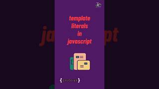 template literals in javascript | #javascript tutorial in 1 minutes #coding #programming #frontend