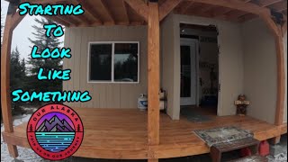 Building an Arctic Entry on our Alaskan Cabin | Part 2 Working in the Snow