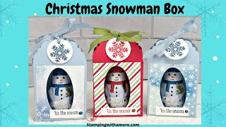 Christmas Snowman Box