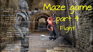 Code a maze game in python - Part 4 fight mobs!