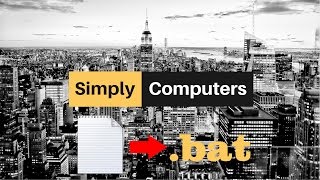 Batch Coding Setup, Echo, & Saving (Part 1) || Batch Programming ||