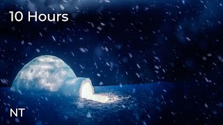 Cozy Igloo Ambience Blizzard Snowstorm & Arctic Howling Wind Sounds for Sleeping, Relaxing, Insomnia