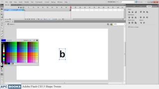 Adobe Flash CS5.5- Shape Tween