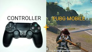 PUBG MOBILE WITH PS4 CONTROLLER. پابجی موبایل با دسته پلی استیشن چهار