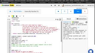 Python V15 Guess My Number Cheat Code Part 2
