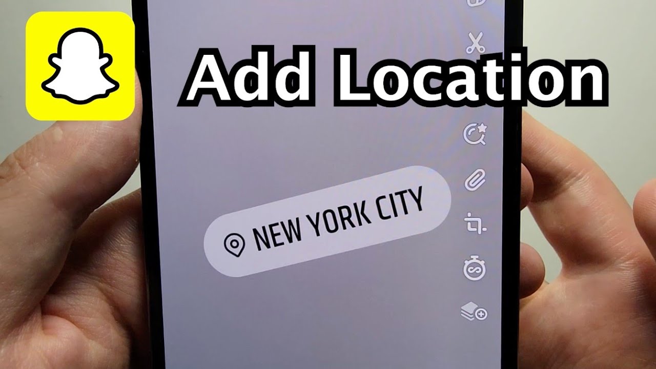 Snapchat How To Put Location On Story (Sticker Or Filter) - YouTube