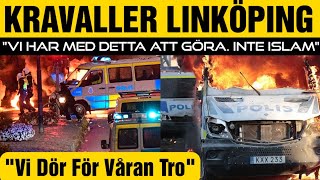 Kravaller Linköping|| Budskap i denna video || Rasmus Paludan koranbränning (Se hela)