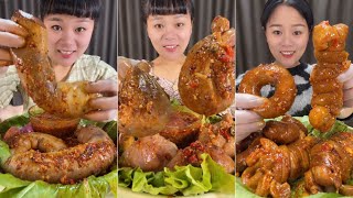 Eating Show Spıcy Chinese food SOSLU ÇİN YEMEKLERİ YEME 抖音美女大胃王吃播挑戰—中國大陸各種美食錦集 垂直豎屏 먹방