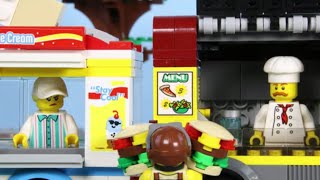 LEGO City Burger Truck STOP MOTION LEGO Burger Truck Brick Build | LEGO City | Billy Bricks