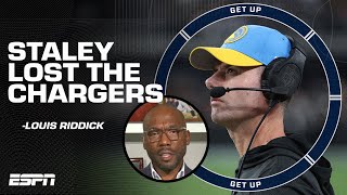 Brandon Staley has LOST this football team, that's just a fact! - Louis Riddick on Chargers | Get Up